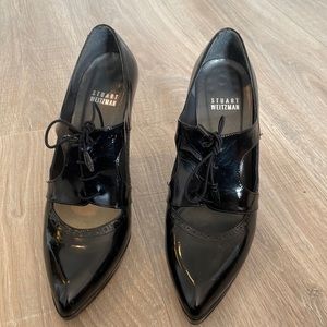 Stuart weitzman lace up pumps